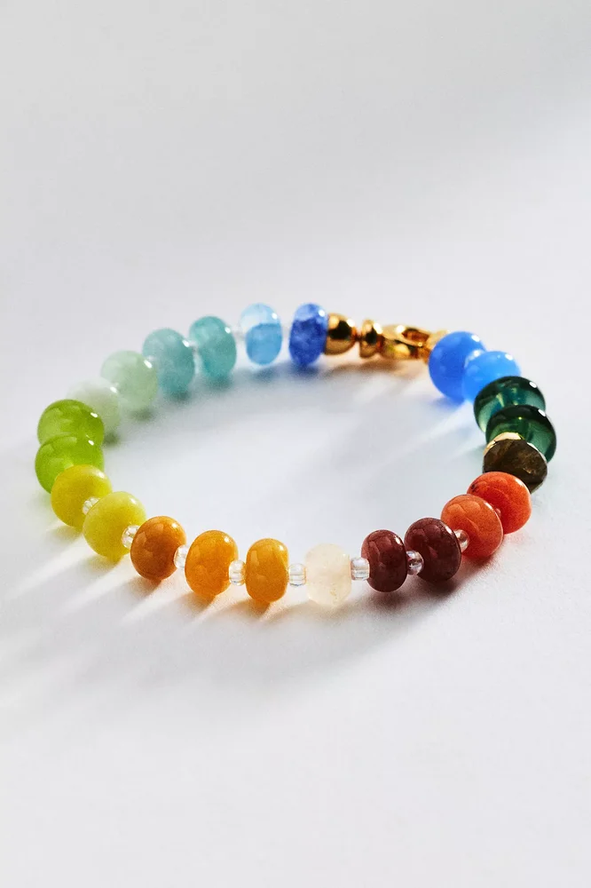 Rainbow Beaded Bracelet