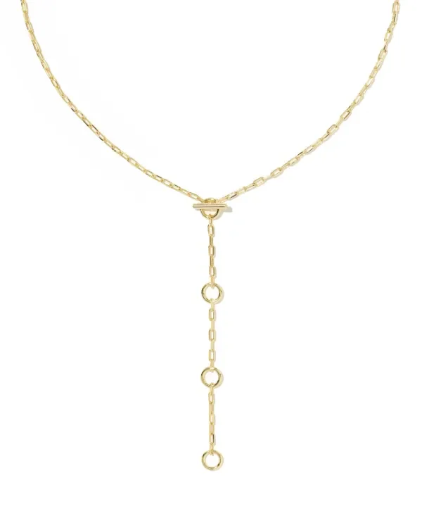 Kendra Scott Andi Gold Y Necklace