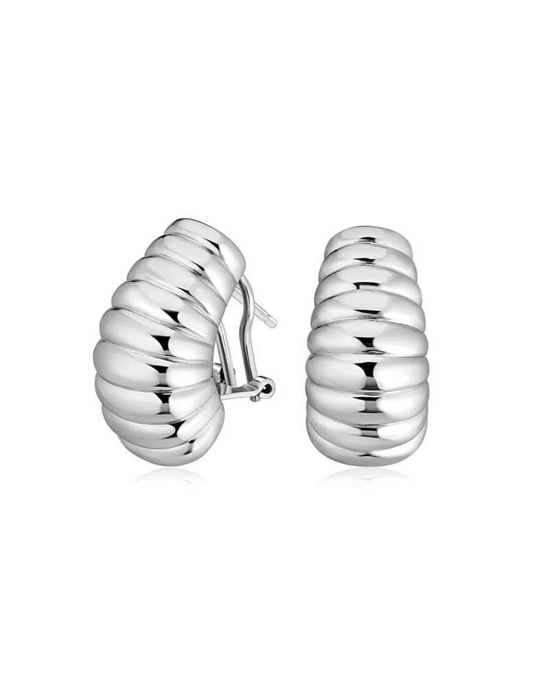 Sterling Silver Lady Finger Drop Earrings