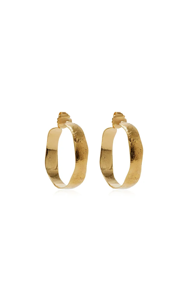 Bianca Gold-Plated Earrings