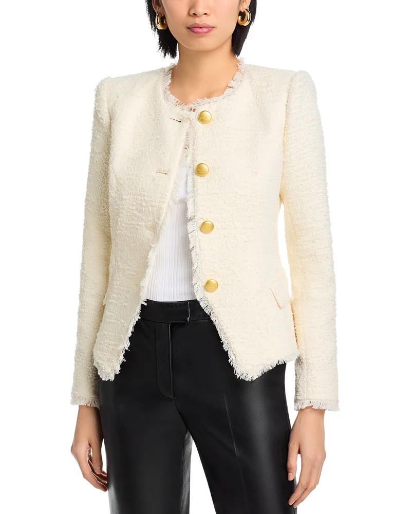Nerina Collarless Structured Blazer