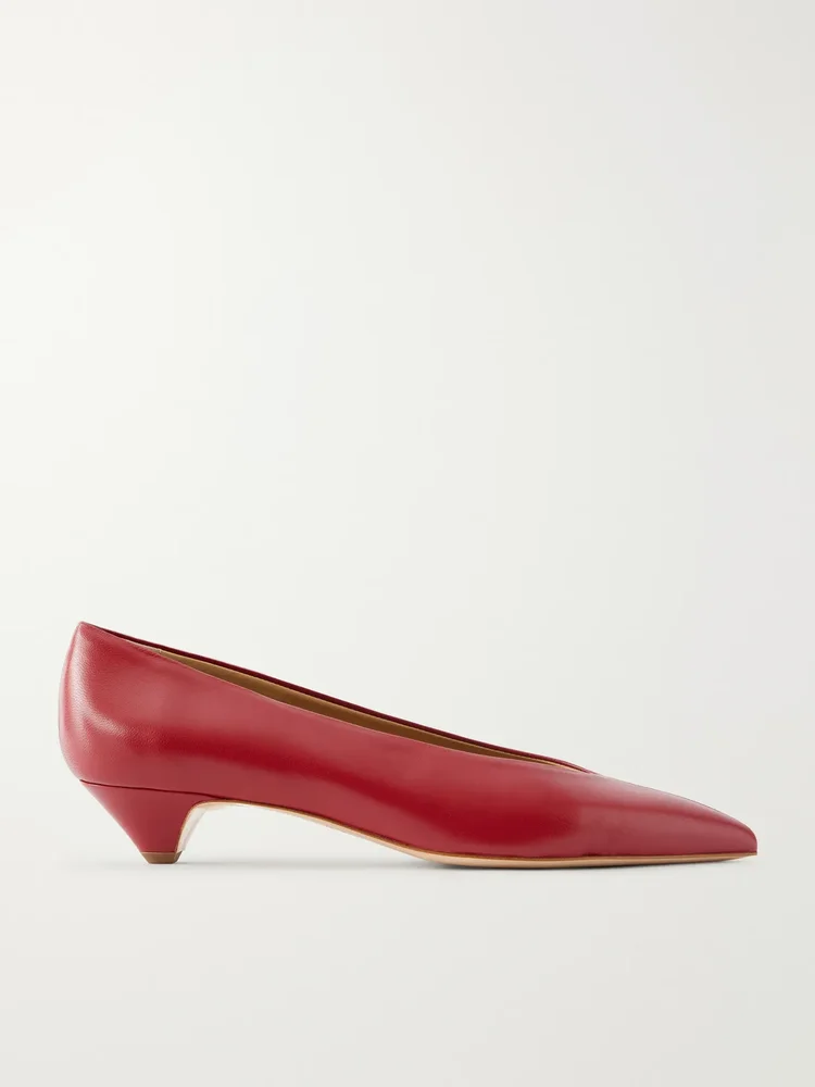 The Trap leather pumps