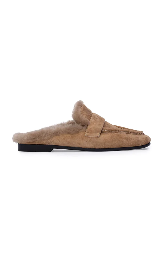 Theo Shearling Mules