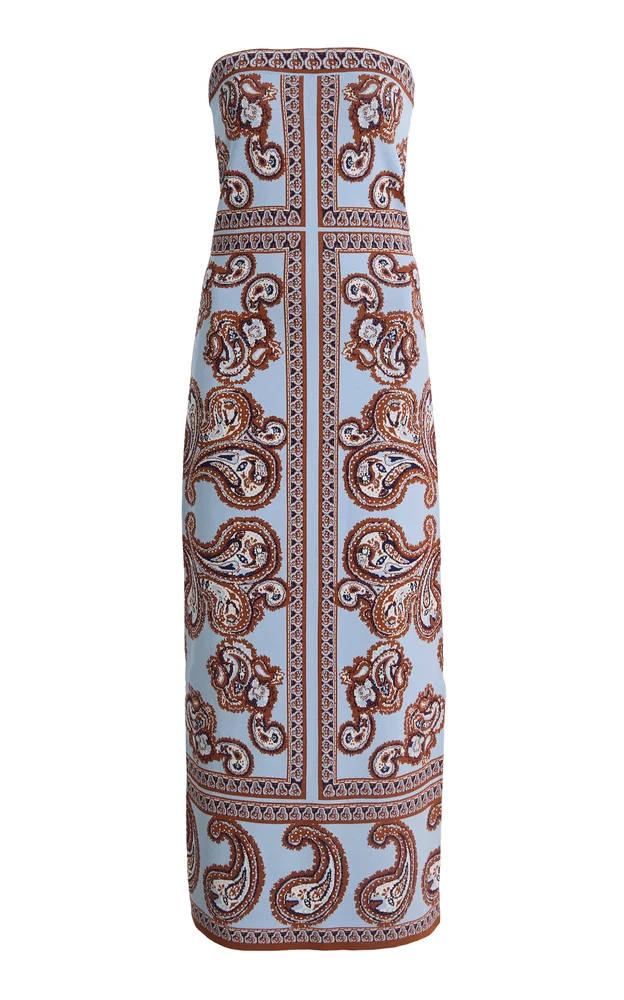 Rome Paisley Midi Dress