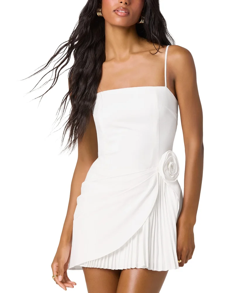 Bow Detail Sleeveless Mini Dress
