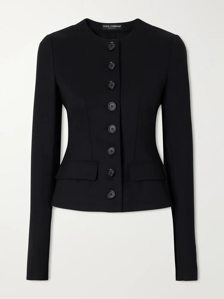 stretch wool jacket