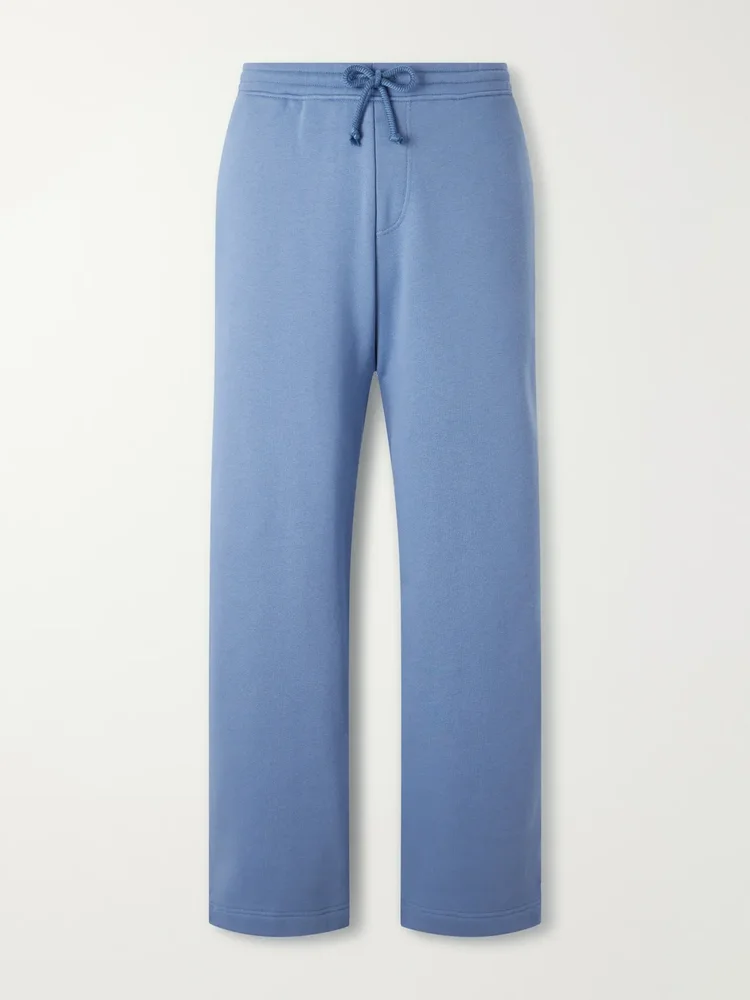 Tapered Cotton-Jersey Drawstring Sweatpants