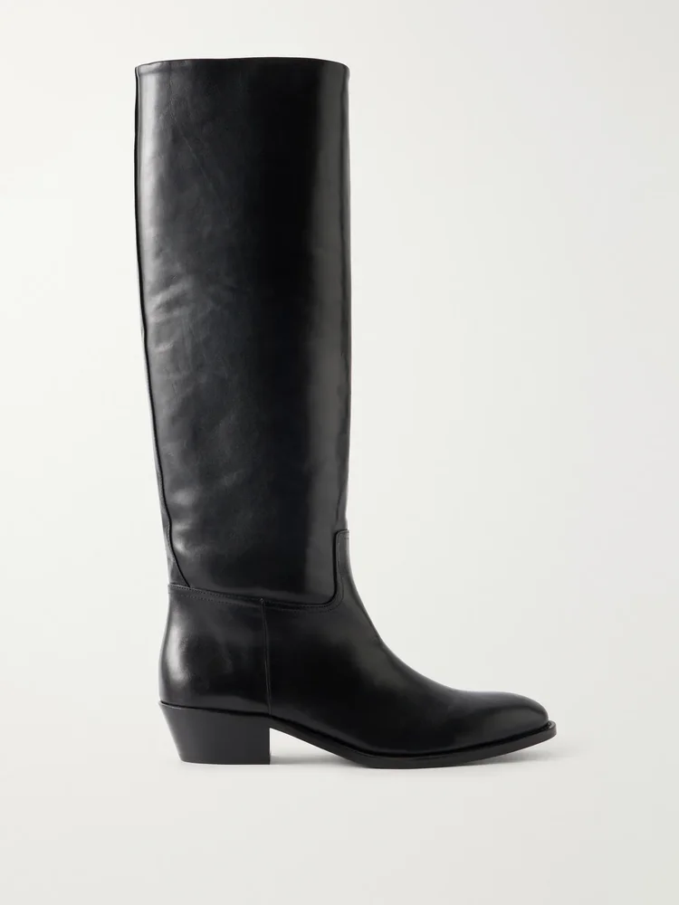 Den 35 leather knee boots