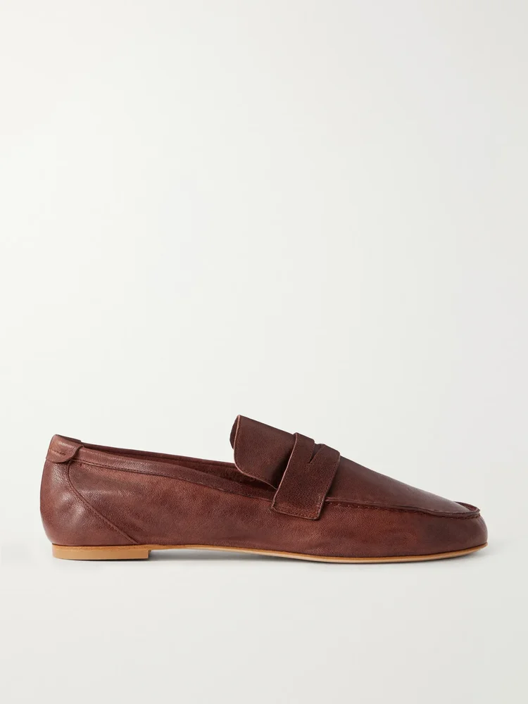 The Unlined Penny leather loafers