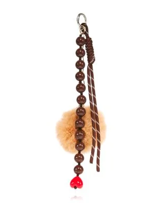 Beaded Heart Bag Charm