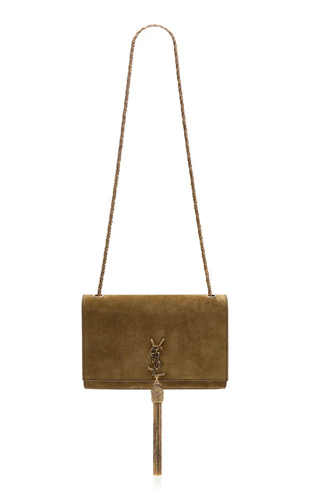 Small Kate Tassel Suede Bag