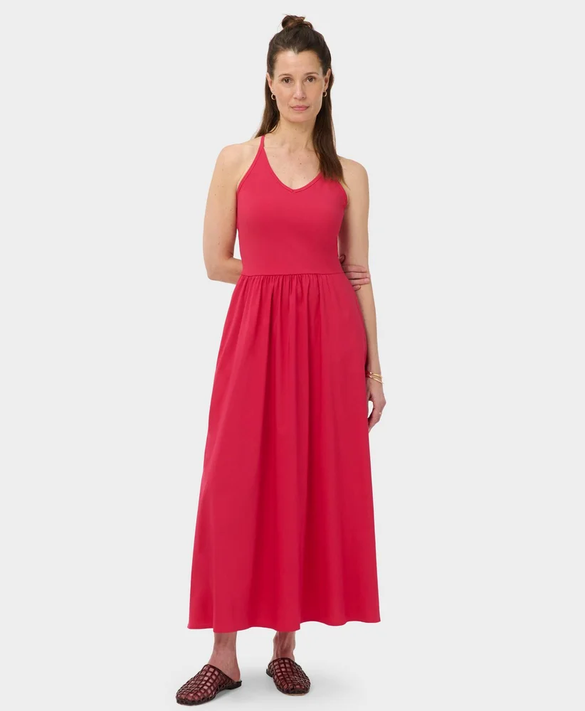 Explorer Ribbed Halter Neck Strappy Dress