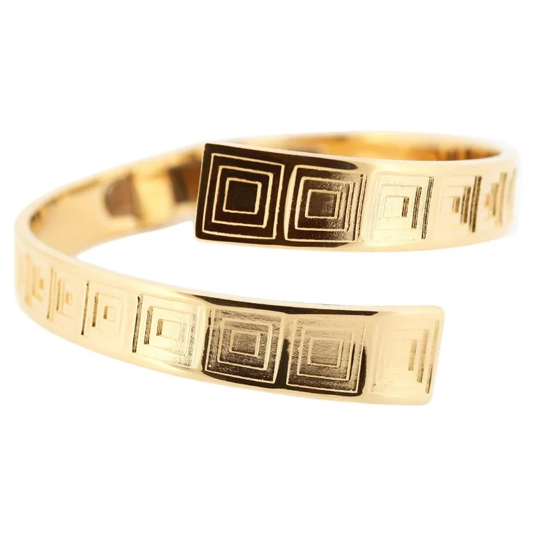 Pantheon Gold-Plated Bronze Cuff
