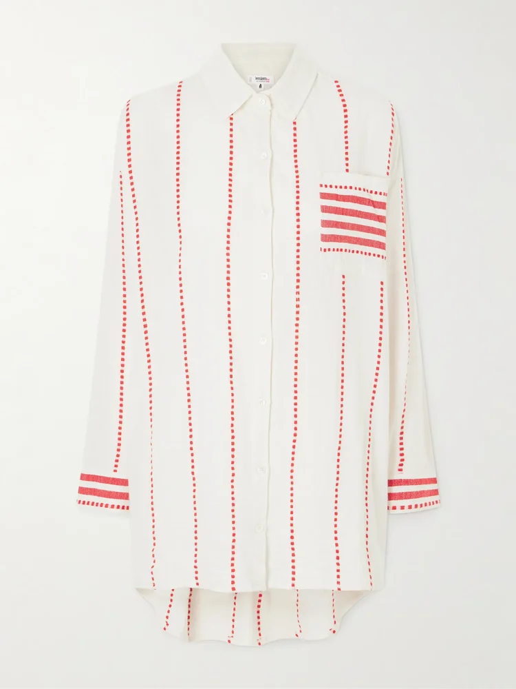 Mariam cotton-gauze shirt