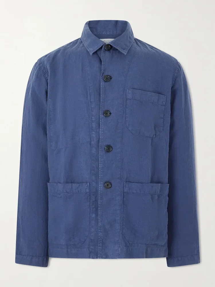 Perry Linen and Cotton-Blend Woven Jacket
