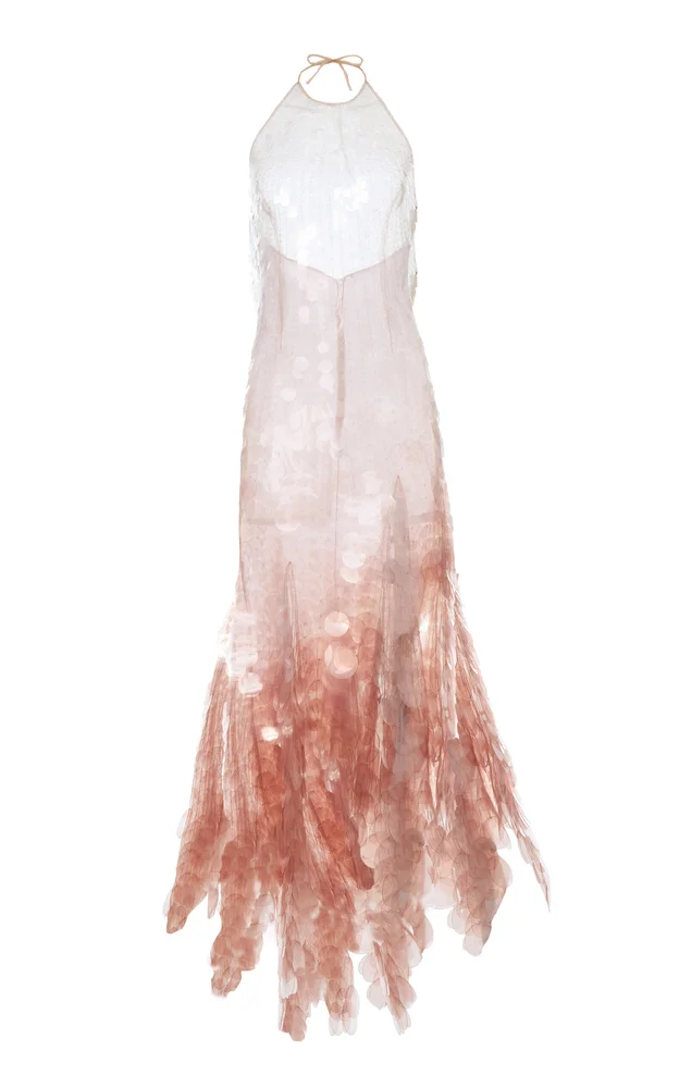 Handkerchief Sequined Gown