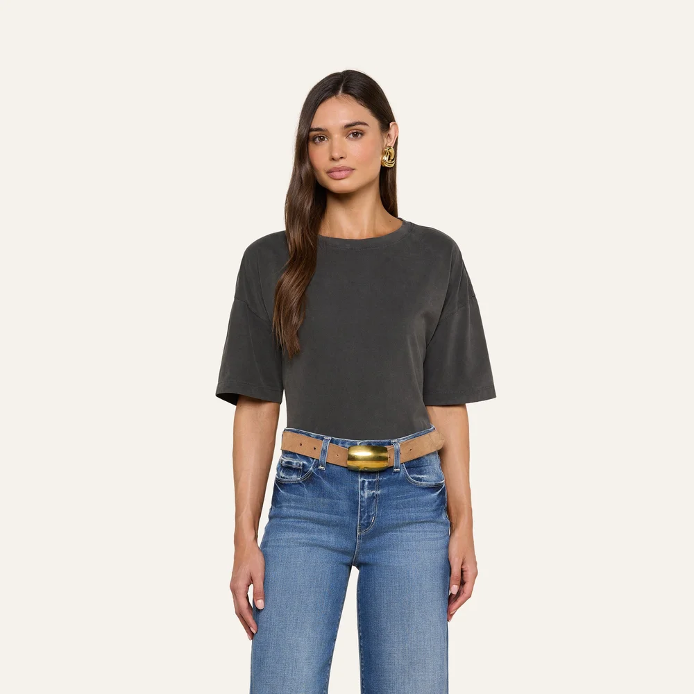 Daria Oversized Cropped Tee