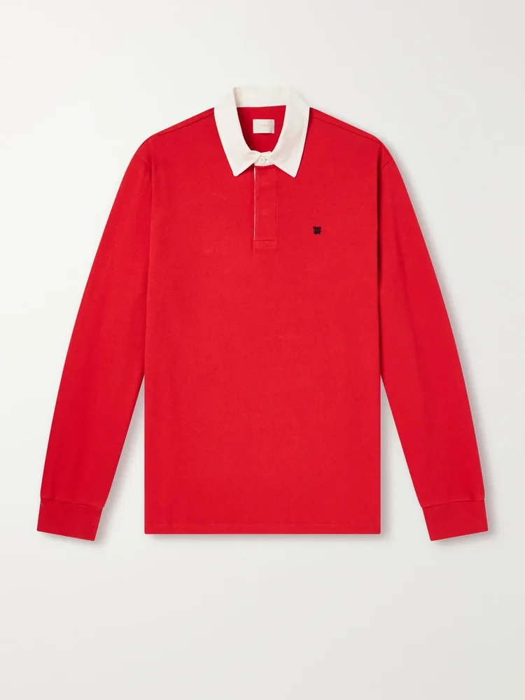 Logo-Embroidered Cotton-Jersey Polo Shirt