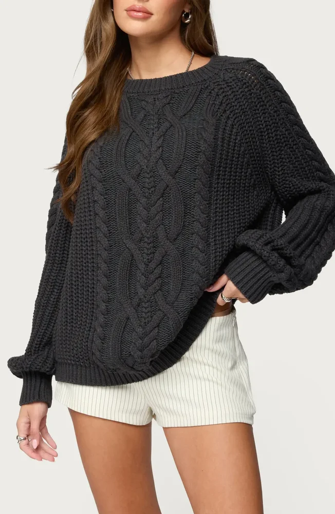 Lira Chunky Cable Stitch Sweater