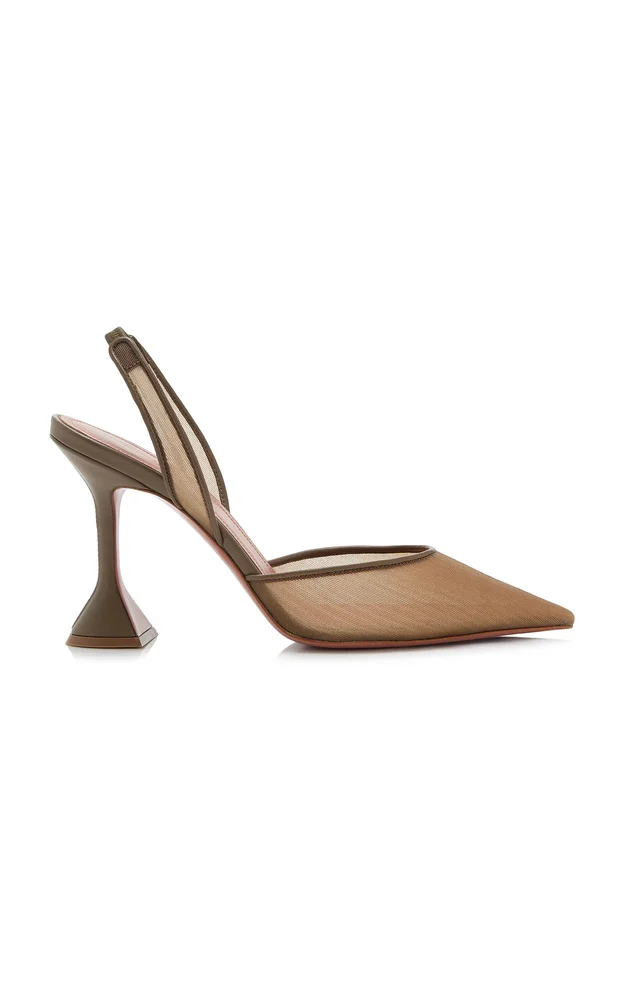 Holli Mesh Slingback Pumps