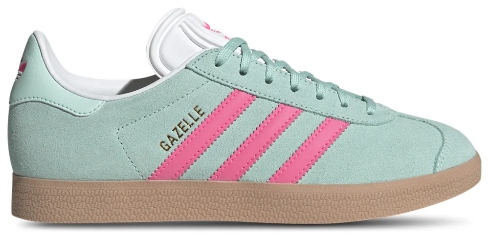 adidas Originals Gazelle Indoor - Women's - Semi Flash Aqua / Off White / Lucid Pink