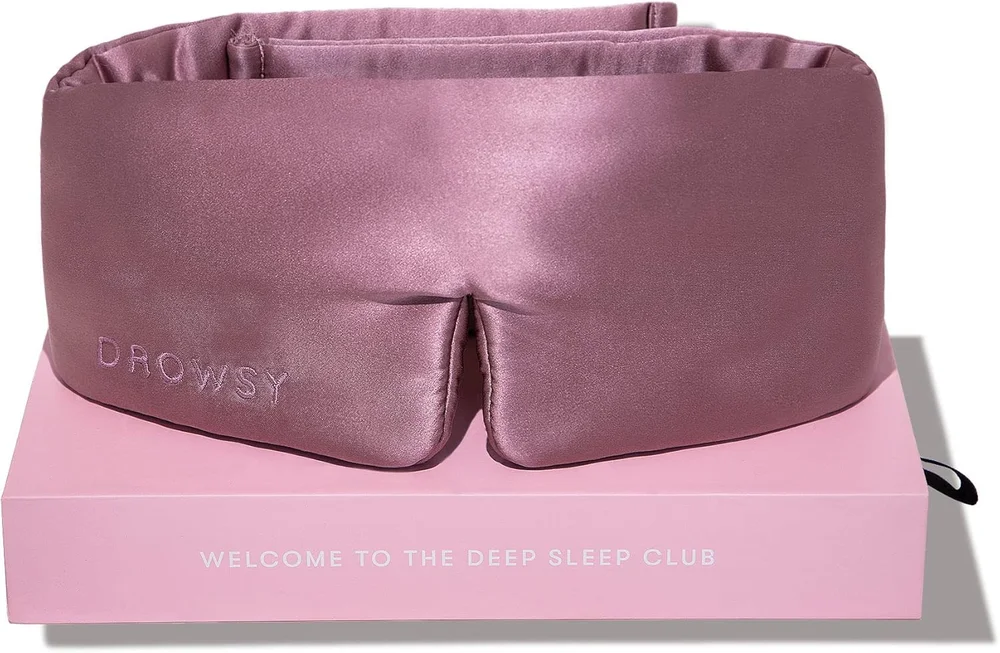 Silk Sleep Mask in Damask