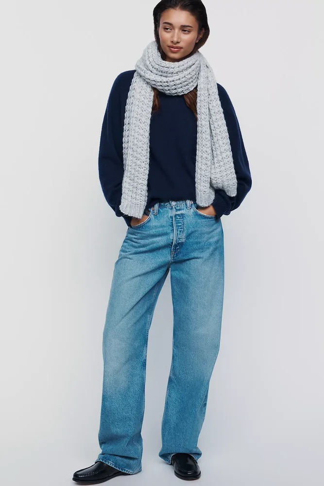 Waffle Knit Scarf