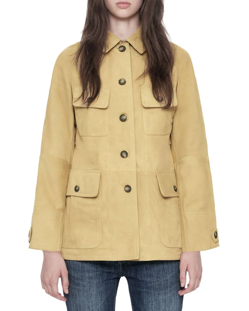 Roiya Suede Field Jacket