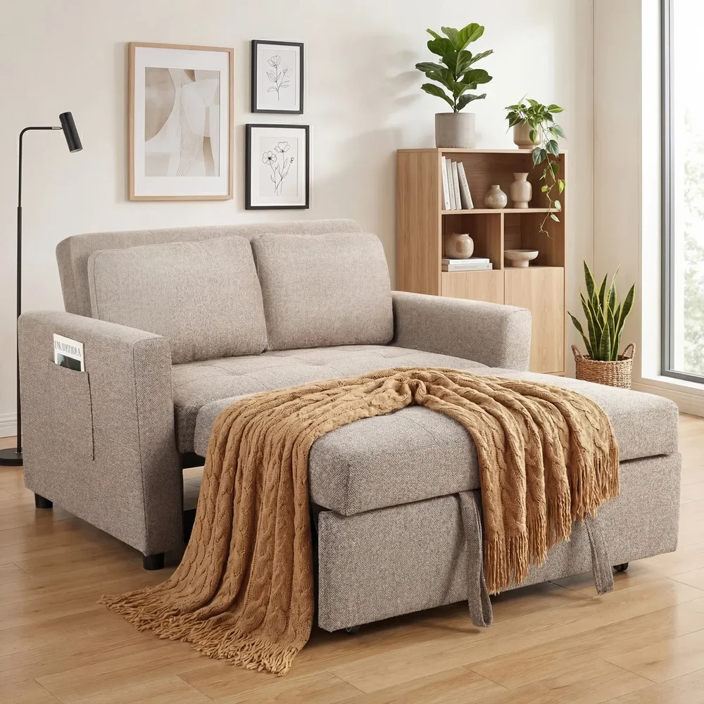 Vadims Upholstered Reclining Sleeper Sofa