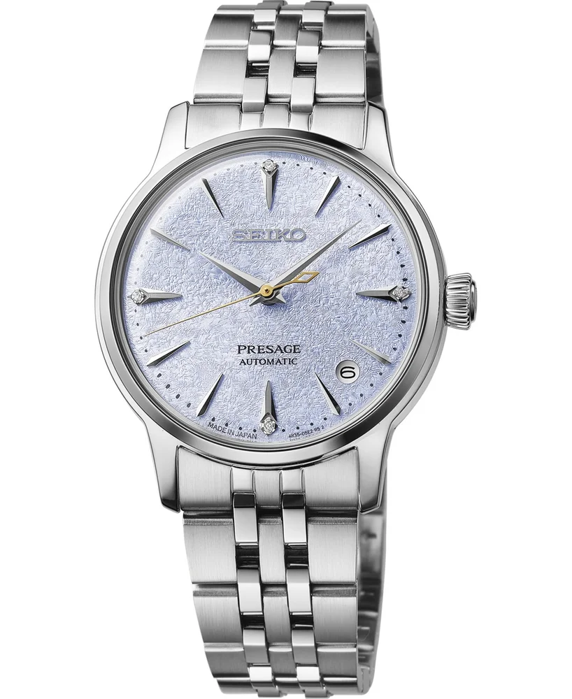 Presage Cocktail Time Mid-Size Stainless Steel Automatic Bracelet Watch, 34mm