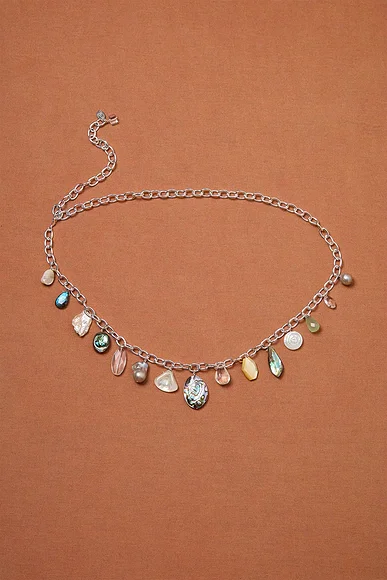 Stoned Pendant Belt