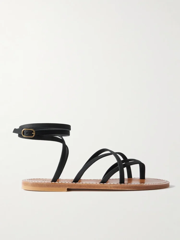 Zenobie leather sandals