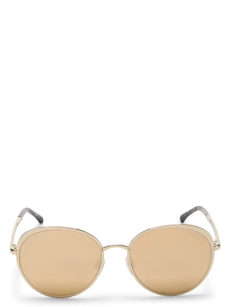 Gold Metal Sunglasses 4230