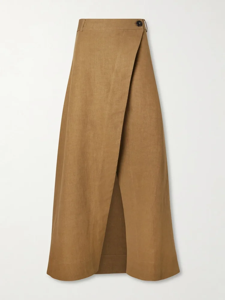 Rayi linen maxi skirt