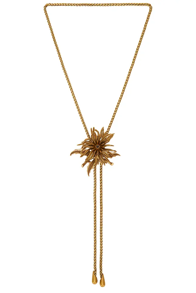 Frangipanier Necklace Gold