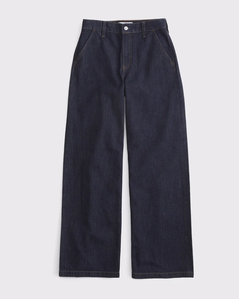 High Rise Wide Leg Trouser Jean
