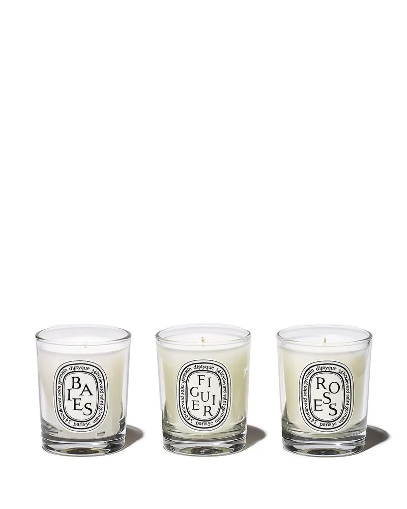 Mini Baies (Berries), Figuier (Fig) & Roses Candle Discovery Set