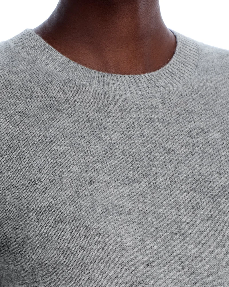 Cashmere Shrunken Crewneck Sweater