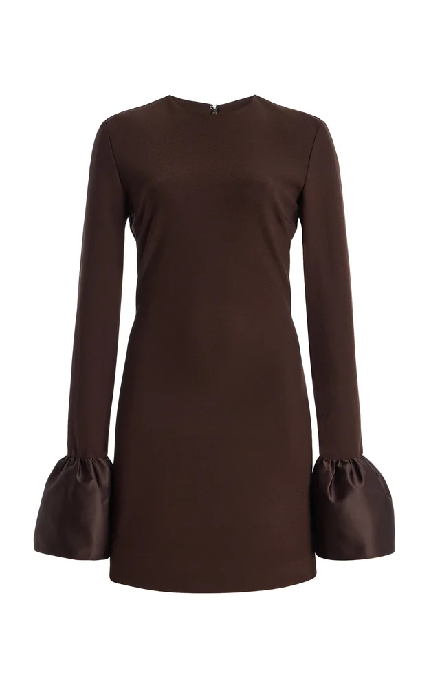 Frill-Sleeved Mini Dress
