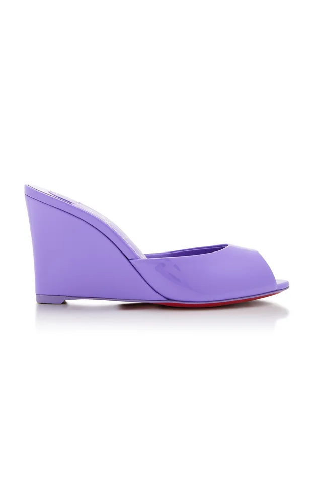 Me Dolly 85mm Patent Leather Wedge Pumps