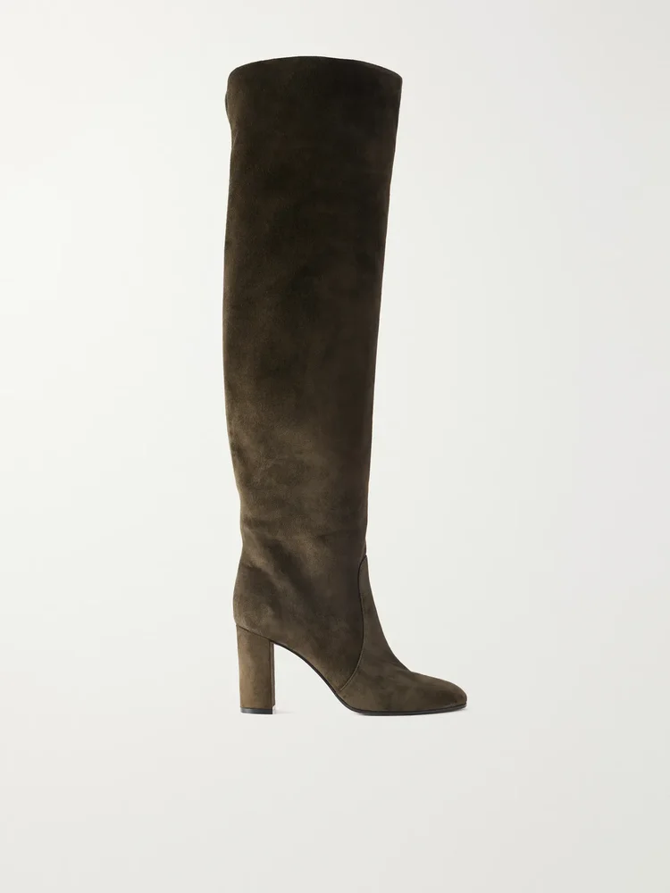 glen cuissard 85 suede over the knee boots