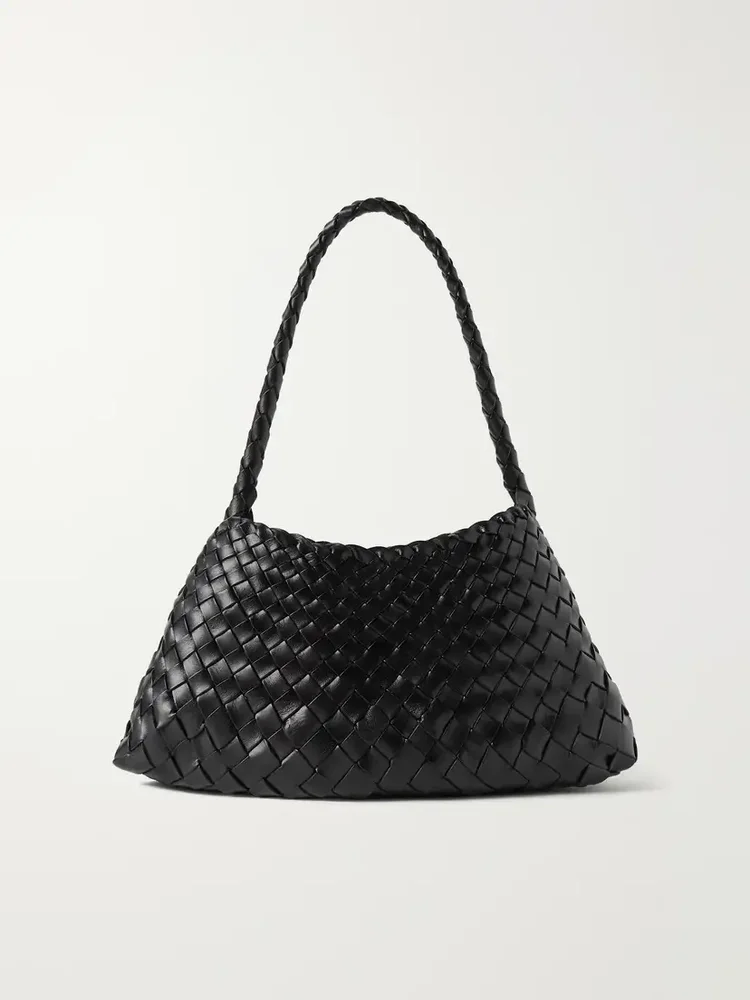 Rosanna mini woven leather tote