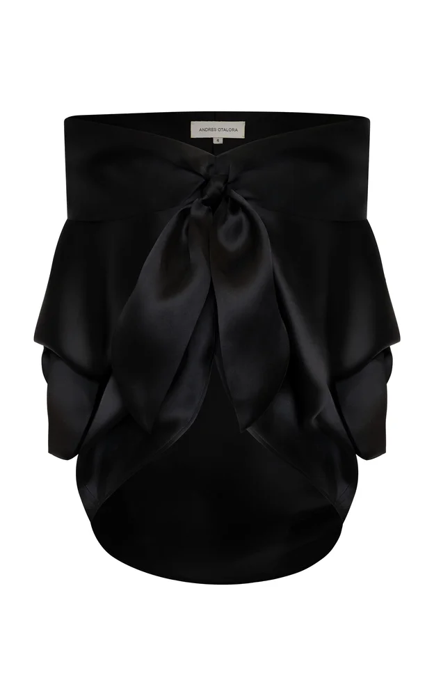 Lomas Tie-Detailed Silk Blouse