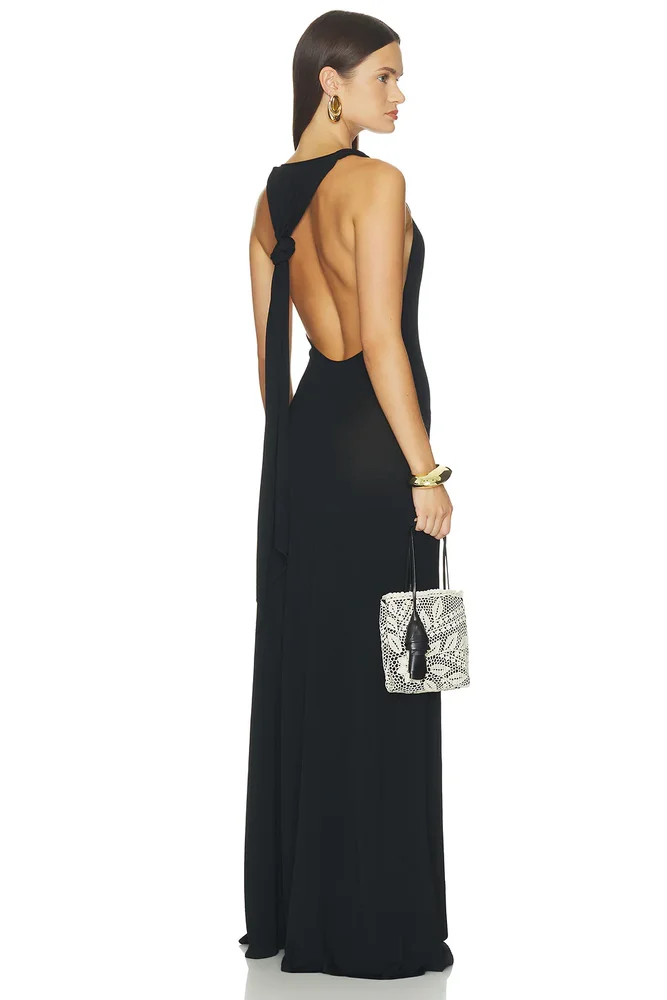 Araminta Knit Twist Gown