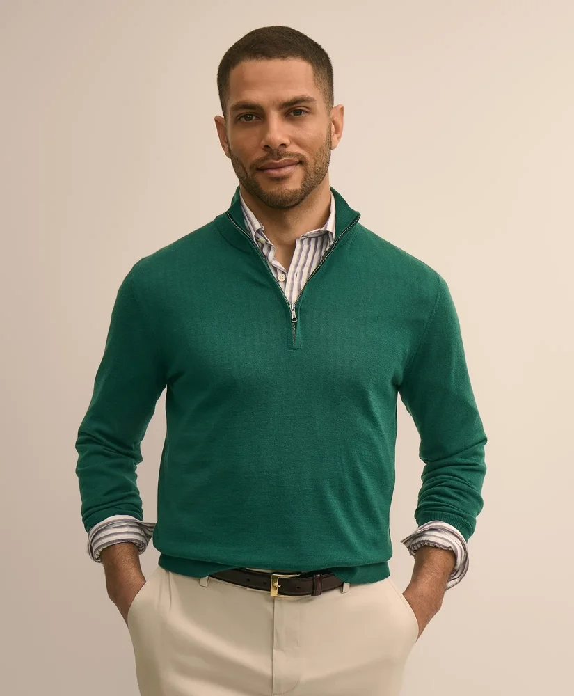 Ultimate Merino Wool Quarter-Zip Sweater