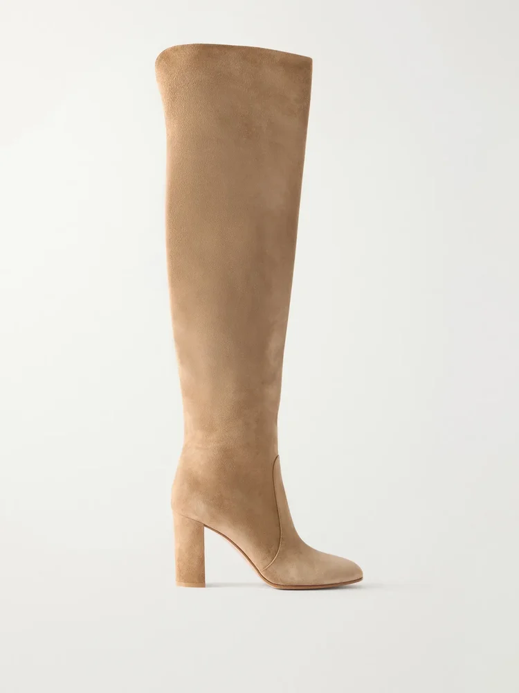 Glen Cuissard 85 suede over-the-knee boots