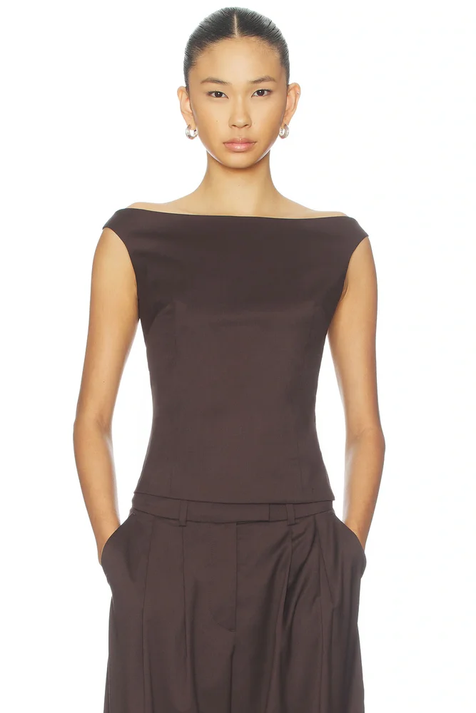 Off Shoulder Suiting Top