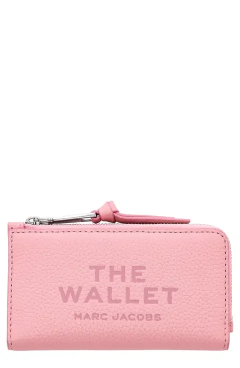 The Medium Flat Leather Wallet (Pink)