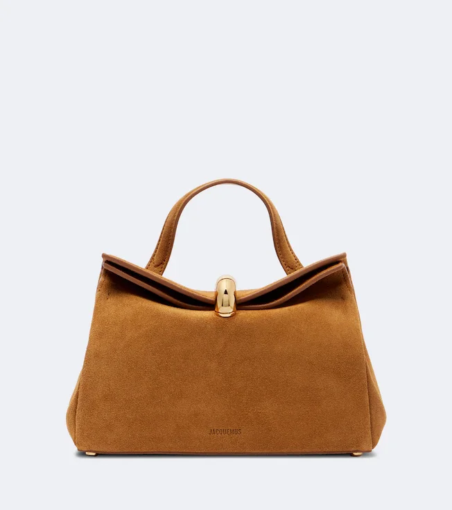 Valerie Small suede top-handle bag