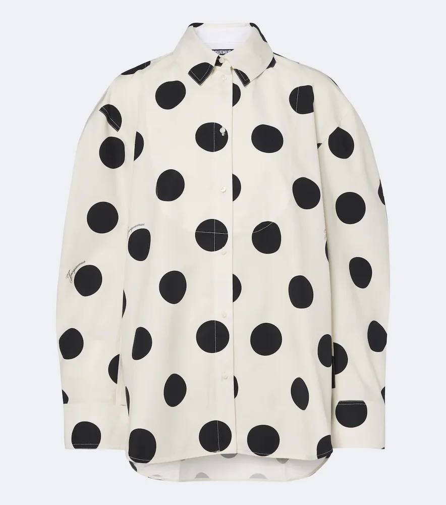 Citta polka-dot cotton shirt